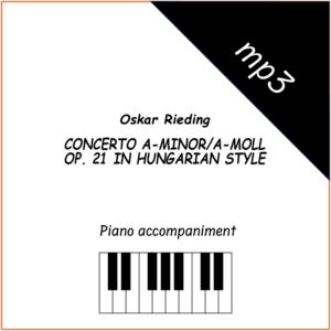 Oskar Rieding - Concerto A-minor/a-moll op. 21 in Hungarian style