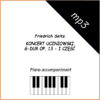 Friedrich Seitz  - Koncert uczniowski G-dur op. 13 - I część